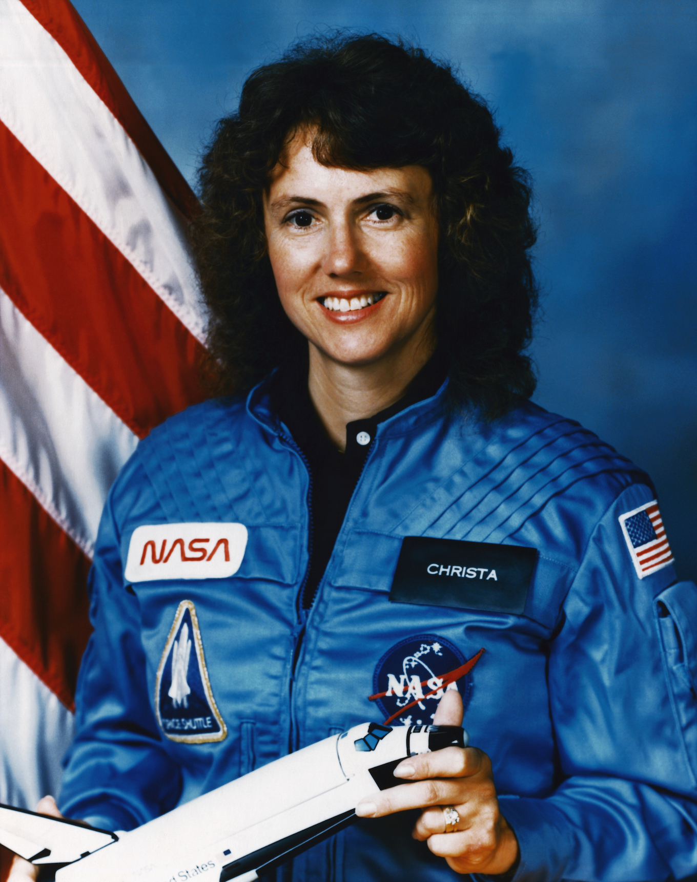 Portrait of Christa McAuliffe