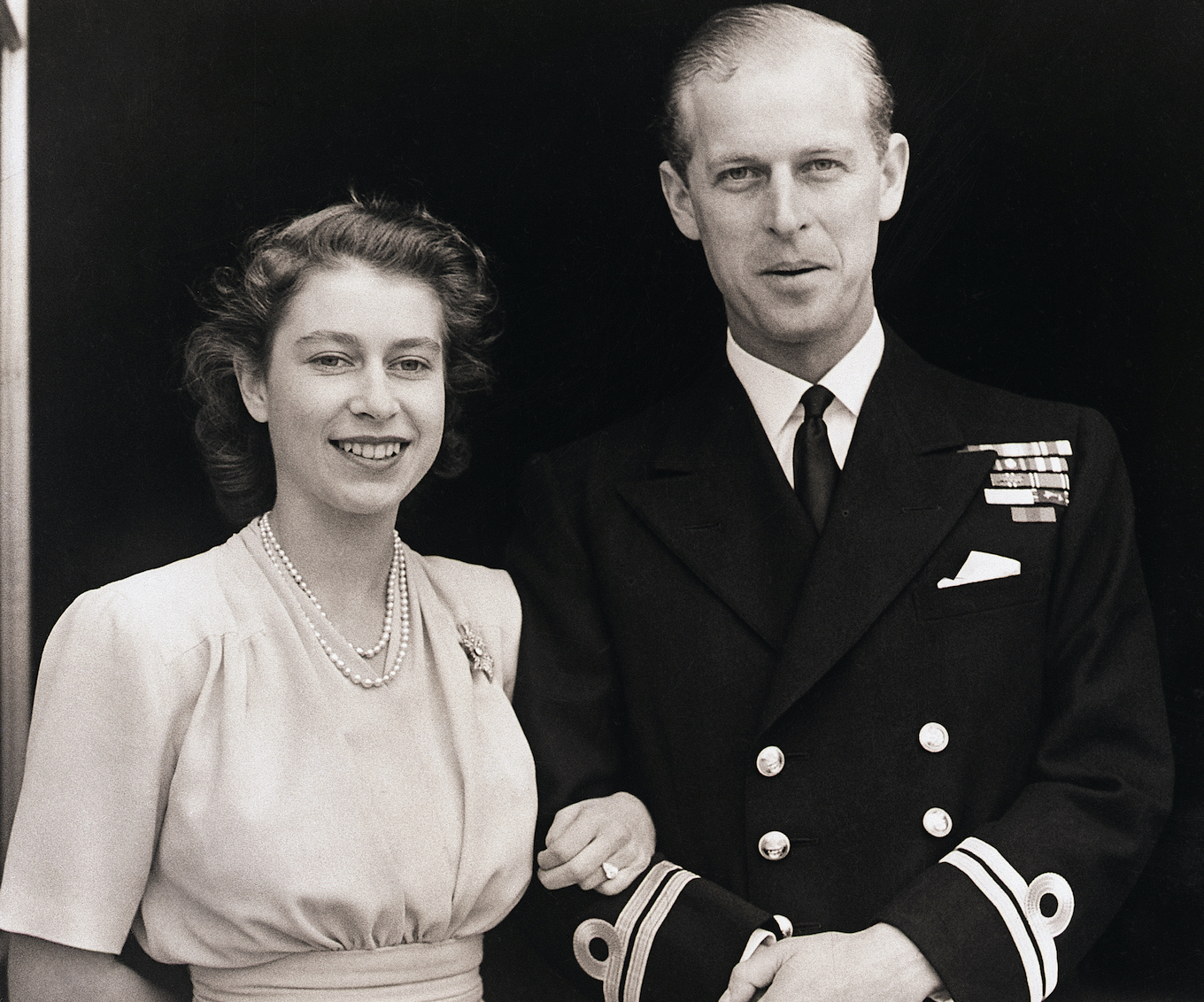 Princess Elizabeth and Philip Mountbatten