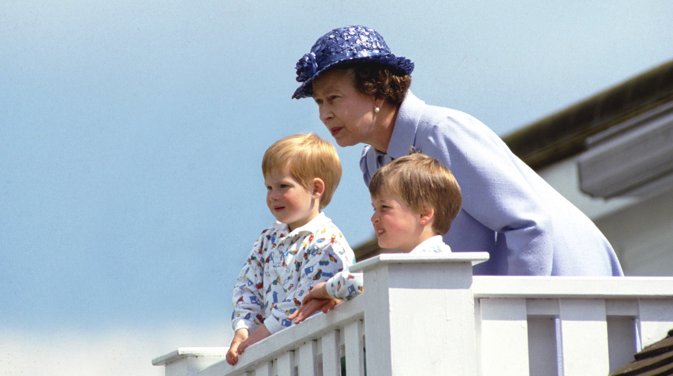Queen Harry And William