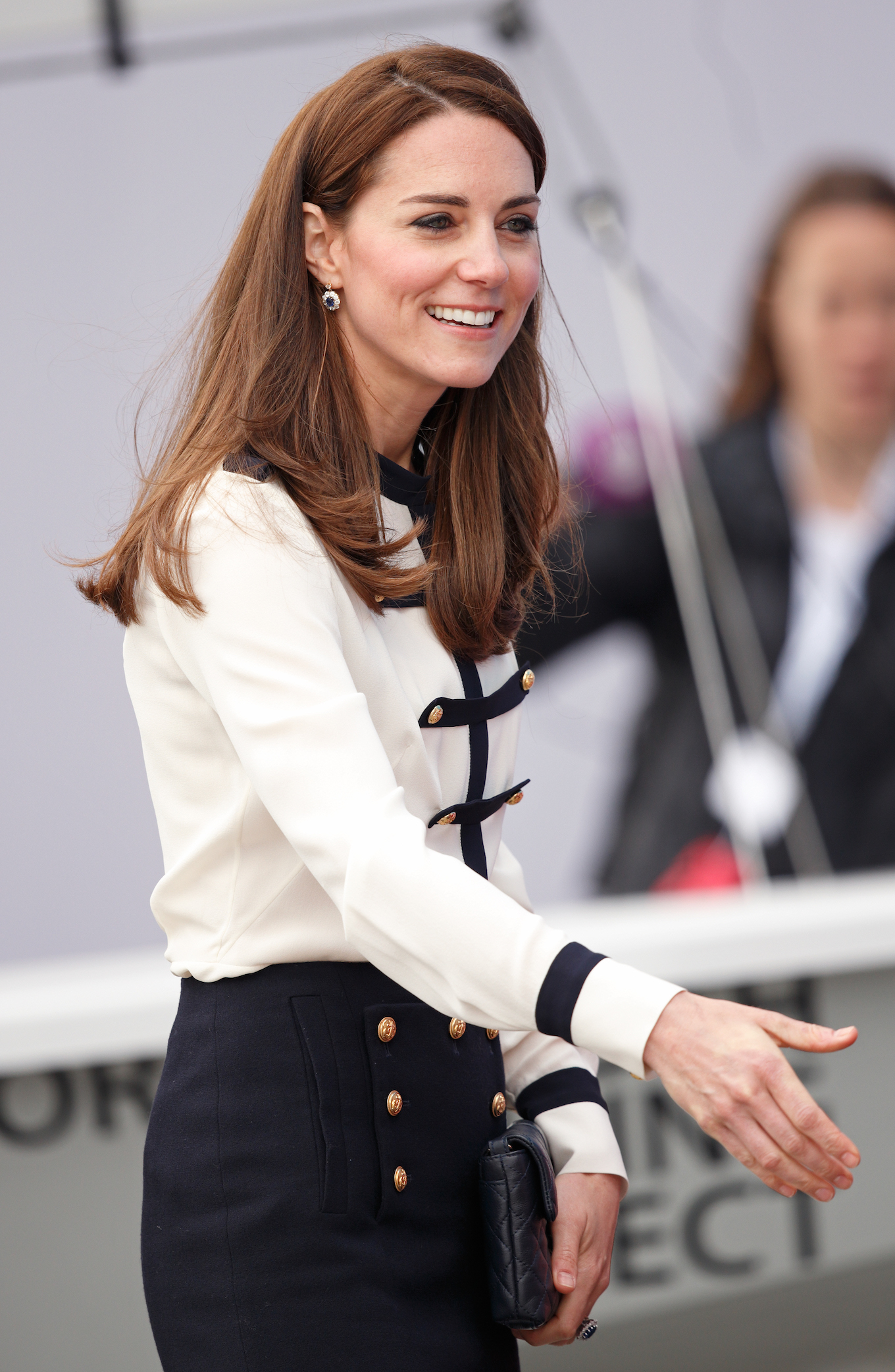 The Duchess Of Cambridge Visits Land Rover BAR And The 1851 Trust
