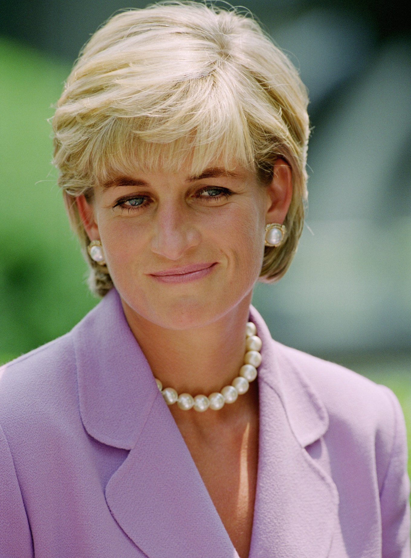 Diana, Princess of Wales, at the Red Cross Headquarters in W