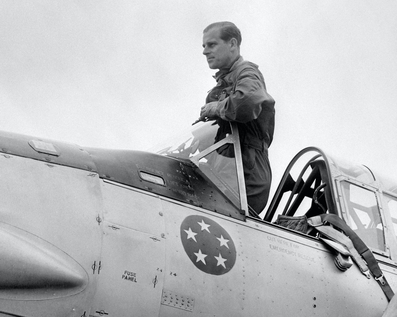 Royalty - Duke of Edinburgh Earns His Wings - White Waltham