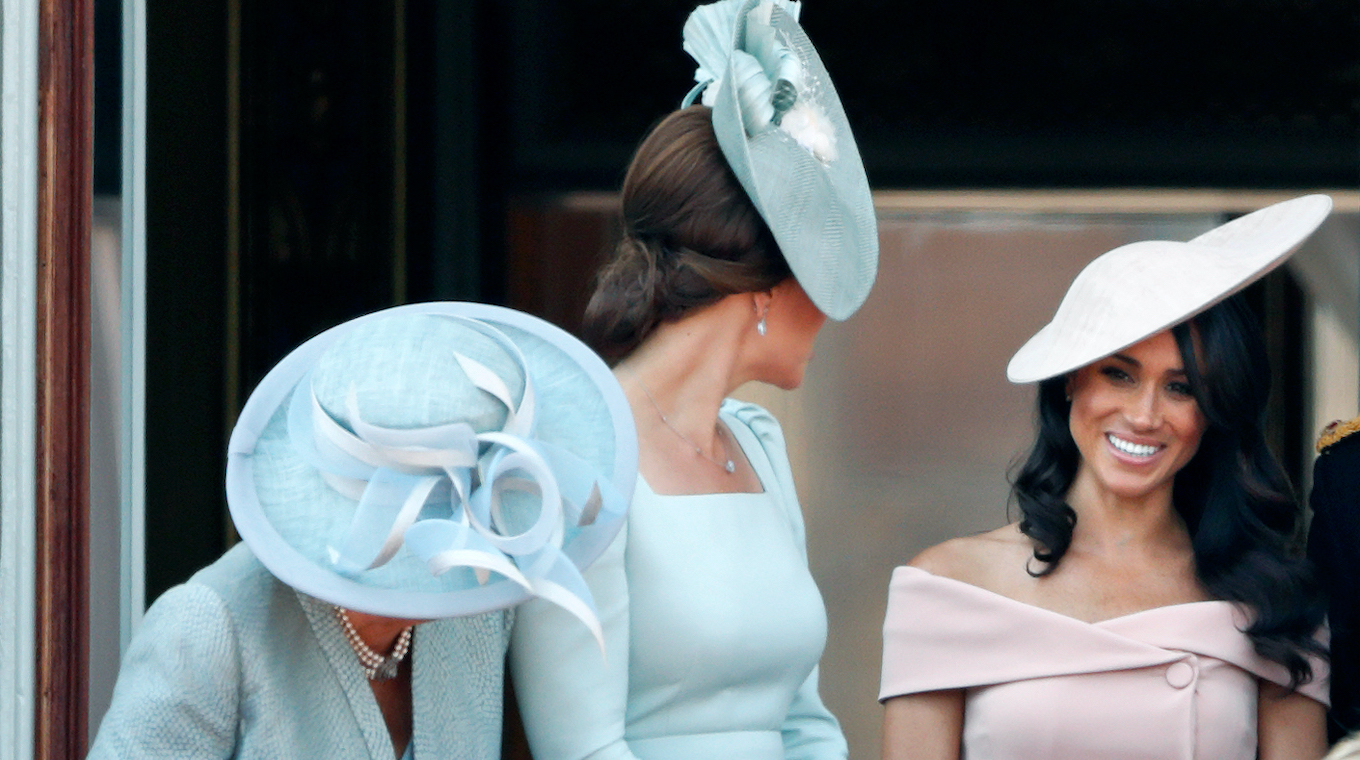 Camilla, Duchess of Cornwall, Catherine, Duchess of Cambridge and Meghan, Duchess of Sussex