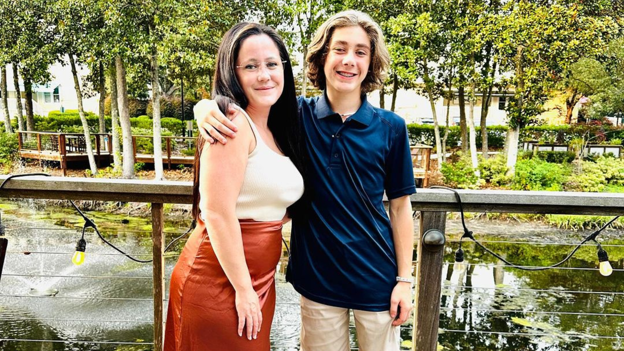 Jenelle Evans and Jace