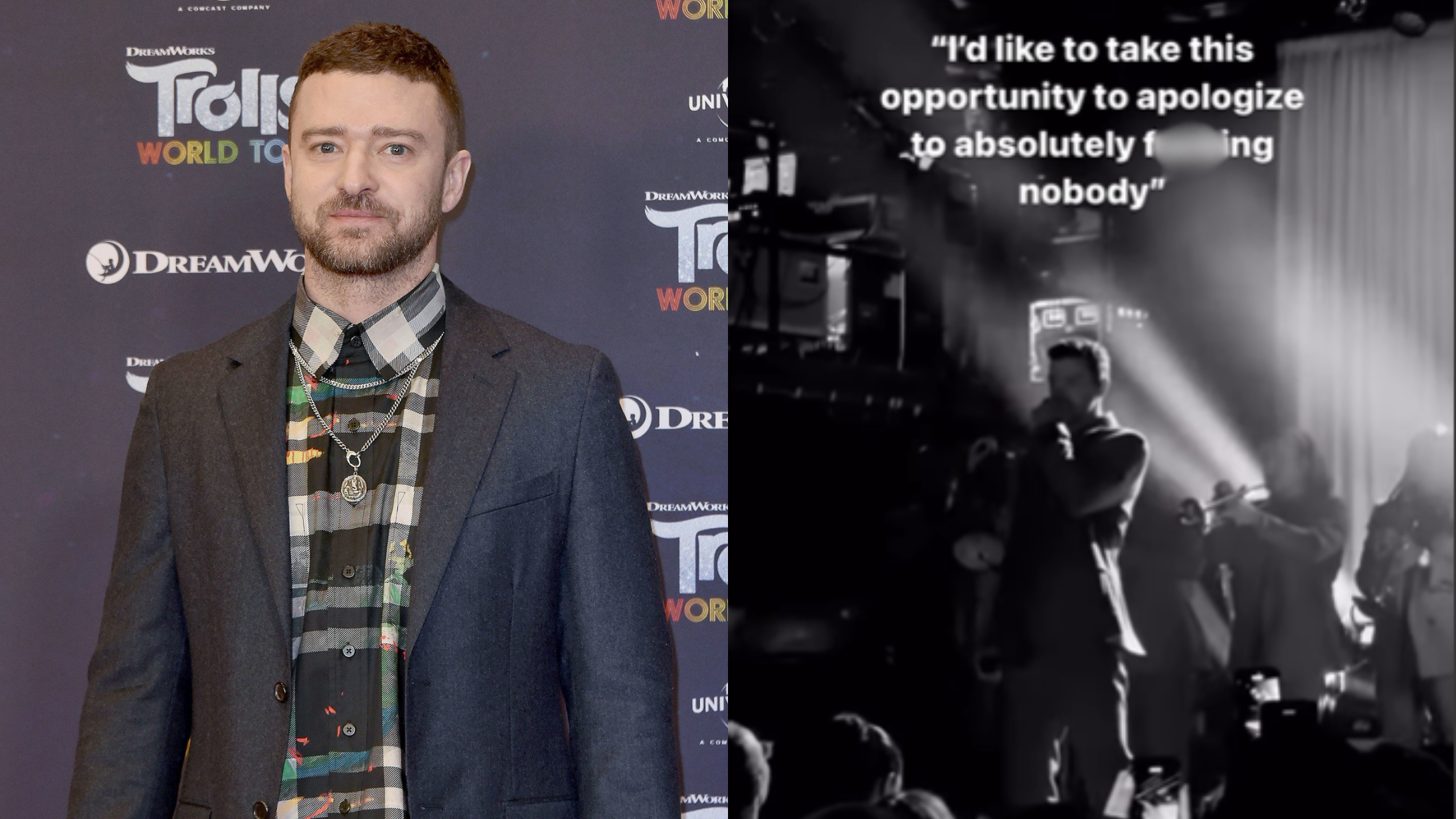 Justin Timberlake apology
