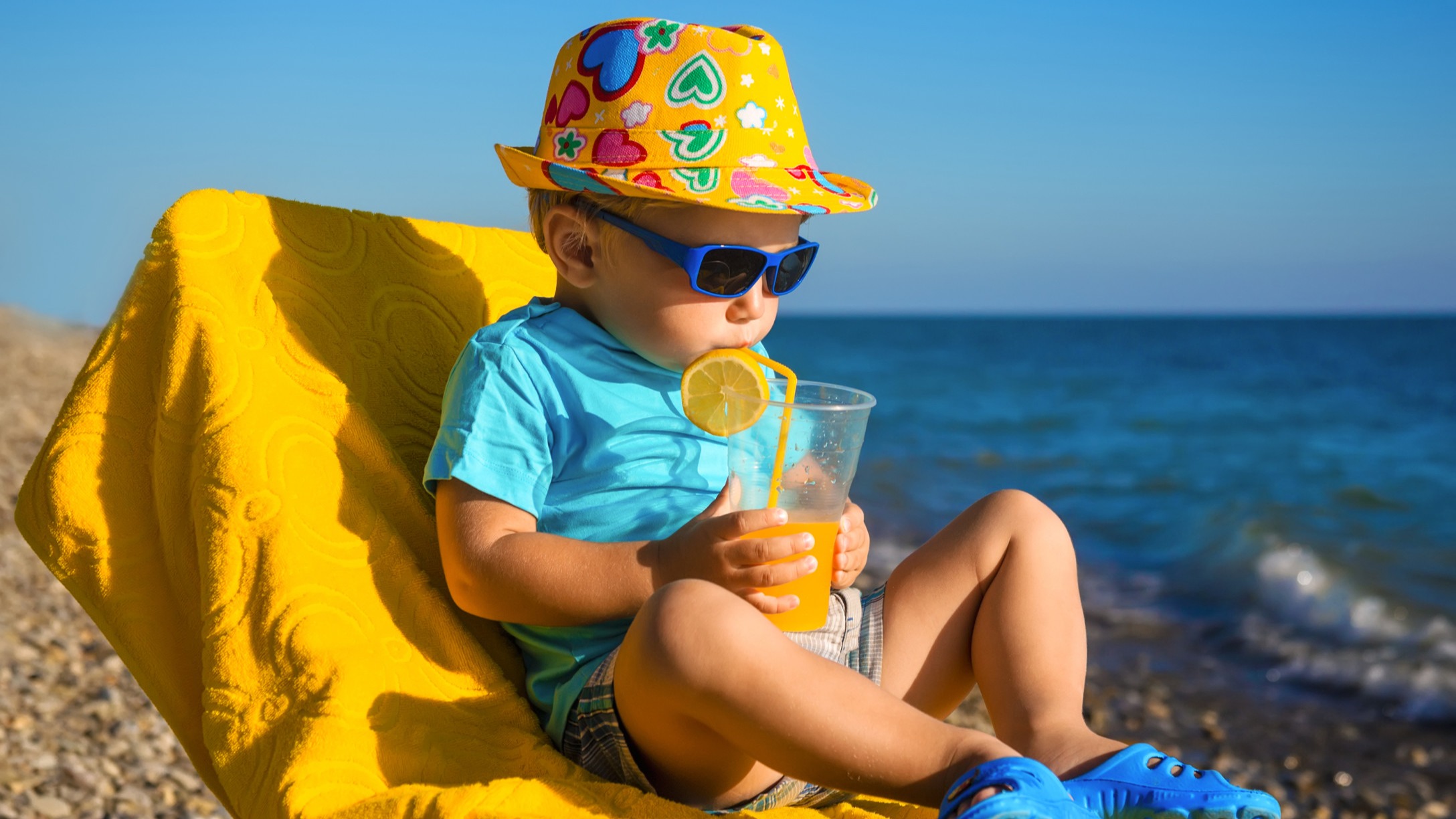 baby on the beach