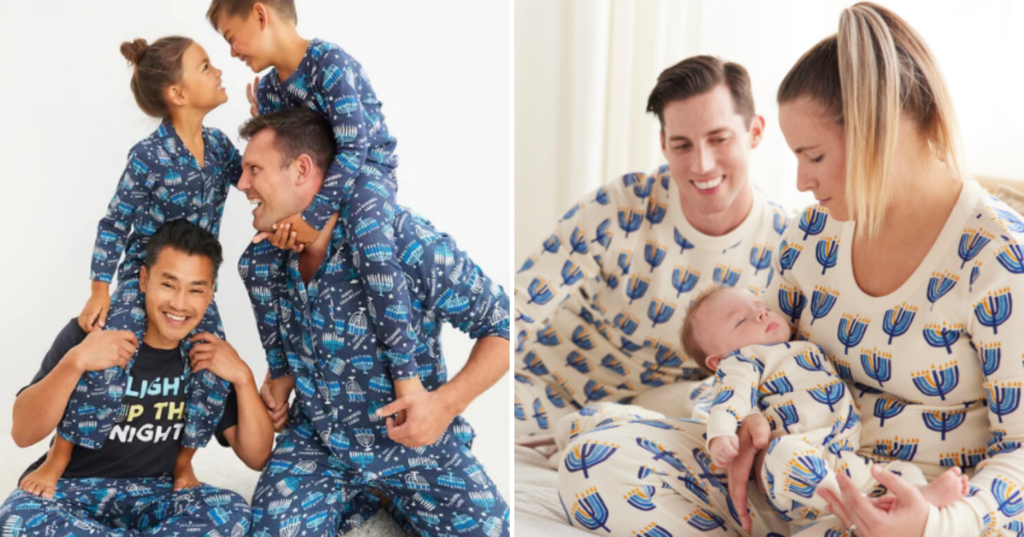 Matching hanukkah family pajamas hotsell