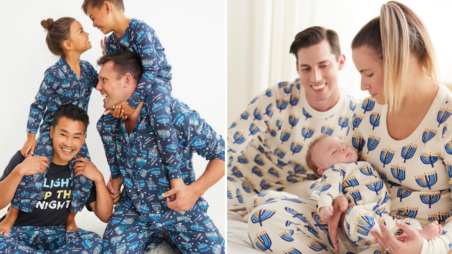 Matching Hanukkah PJs (8)