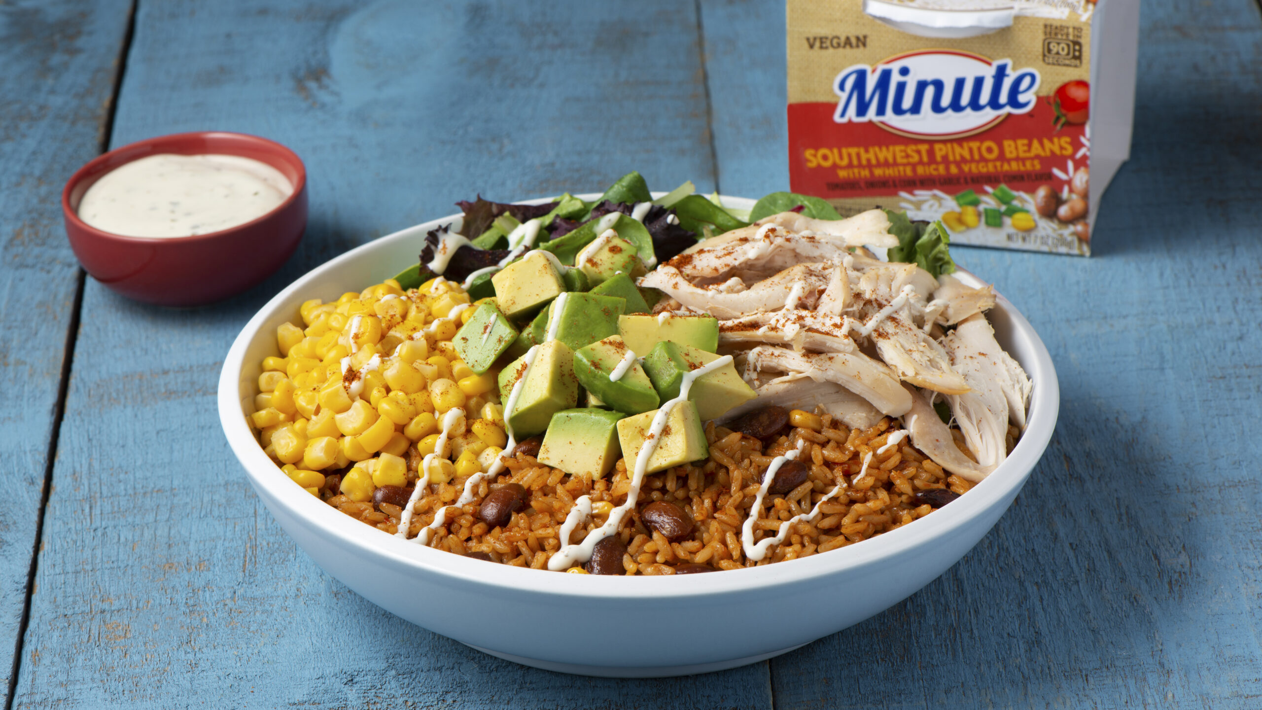 Minute BBQ Chicken and Rice Bowl HR