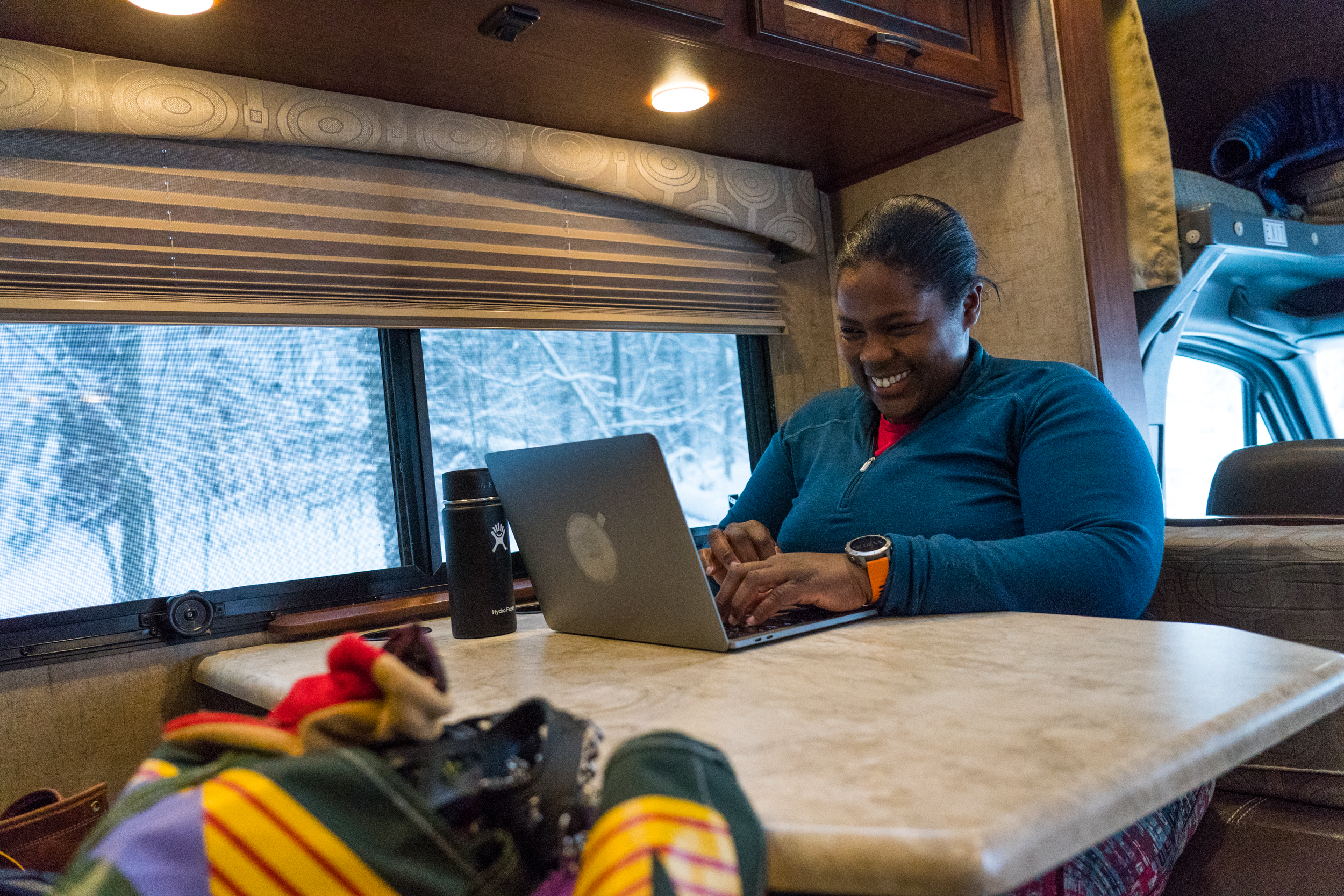 Mirna Valerio, Vermont. Photo:Adam Clark/Brody Leven
Mirna, the mirnavator