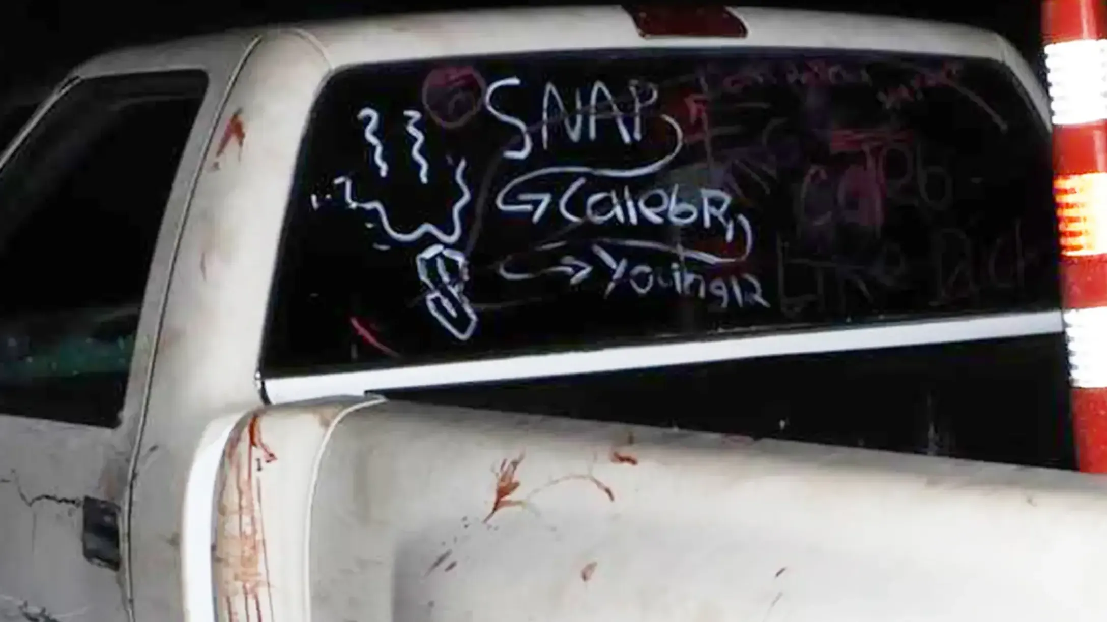 Aaron Richard teen driver bloody truck