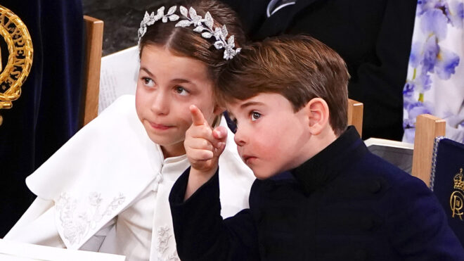 Prince Louis Princess Charlotte coronation