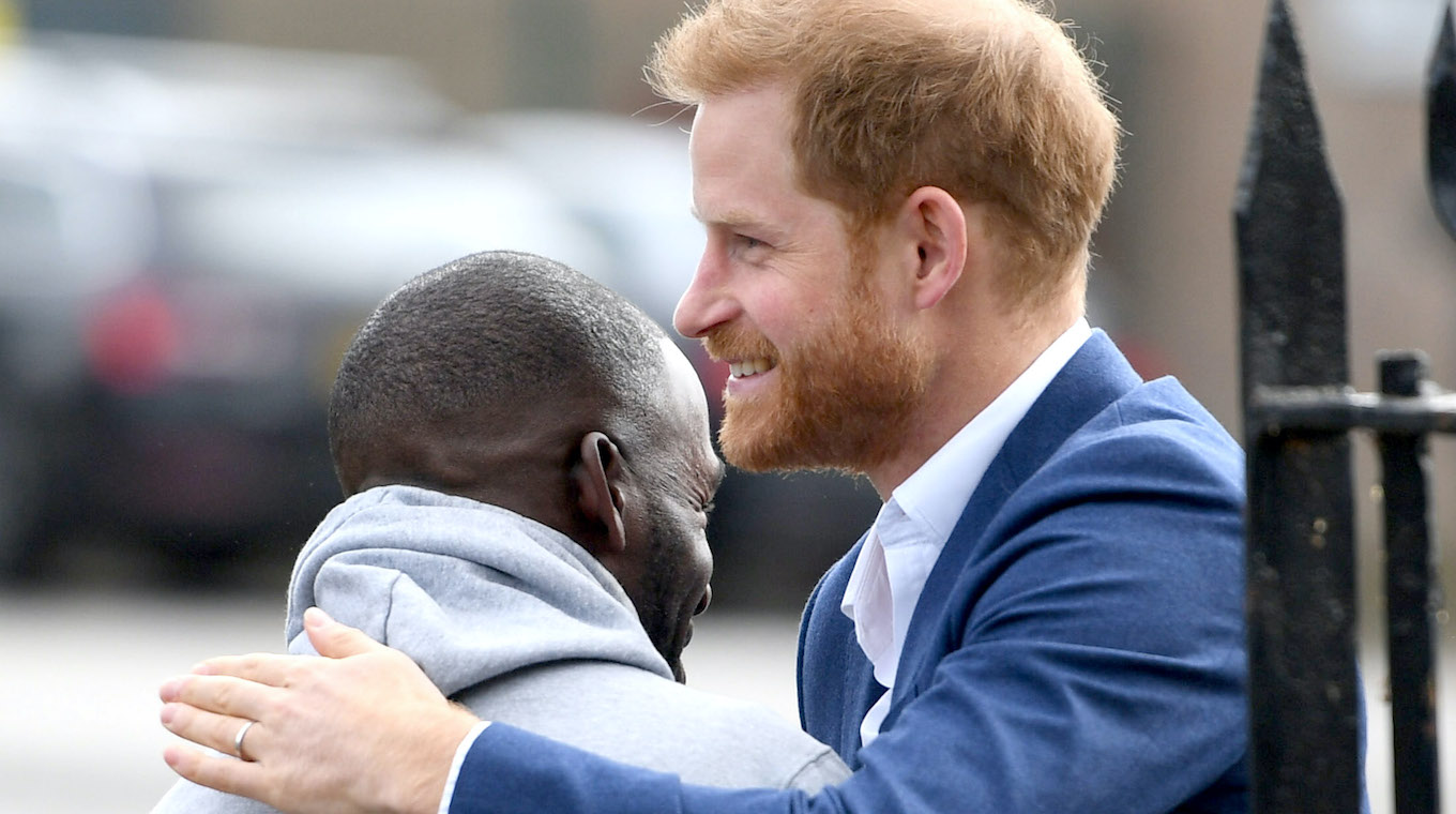Prince Harry Visit To Community Recording Studio