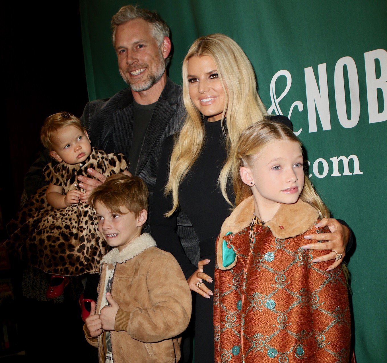 Jessica Simpson With Her Kids At Barnes & Nobles In NYC