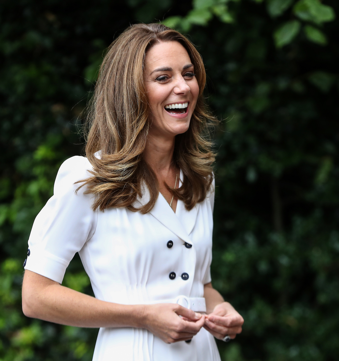 **NO UK PRINT OR WEB SALES**
Duchess of Cambridge Visits Volunteer Project Baby Basics UK In Sheffield - POOL