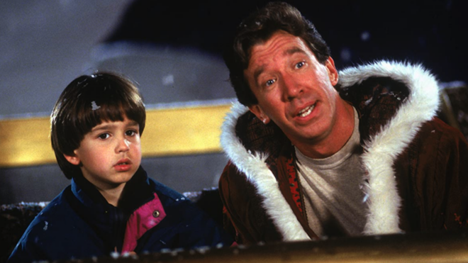 Tim Allen and Eric Lloyd in The Santa Clause (1994)