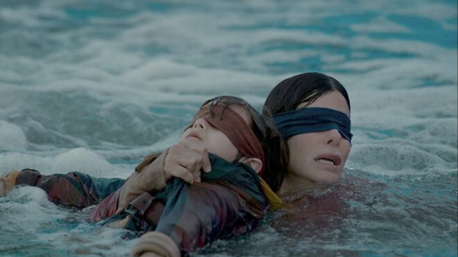 sandra bullock in birdbox (2018)