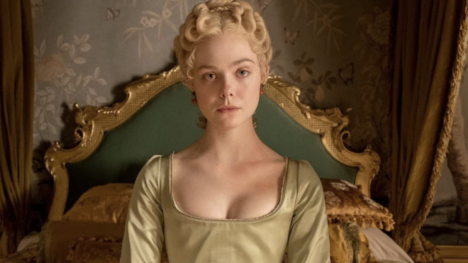 Elle Fanning in The Great on Hulu