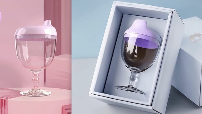 sippy cup looks like wine glass