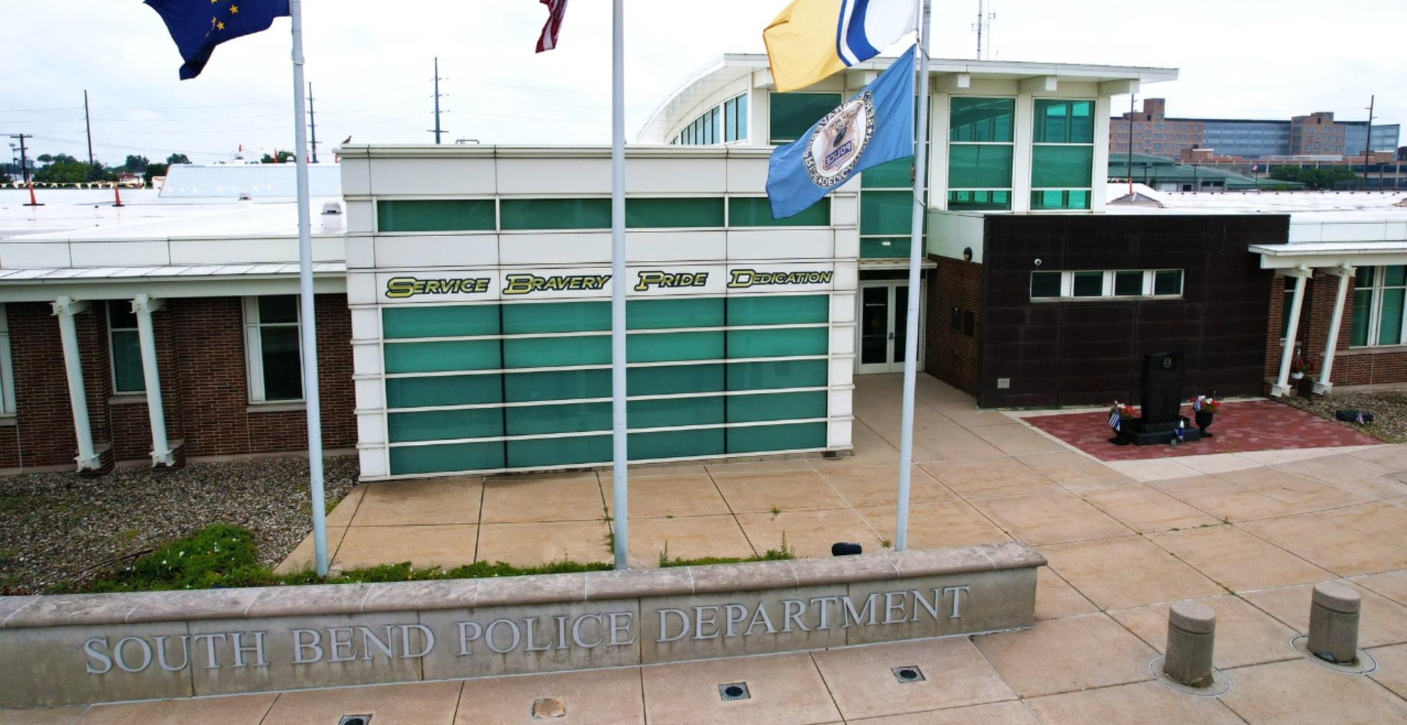 Police department building in South Bend, Indiana