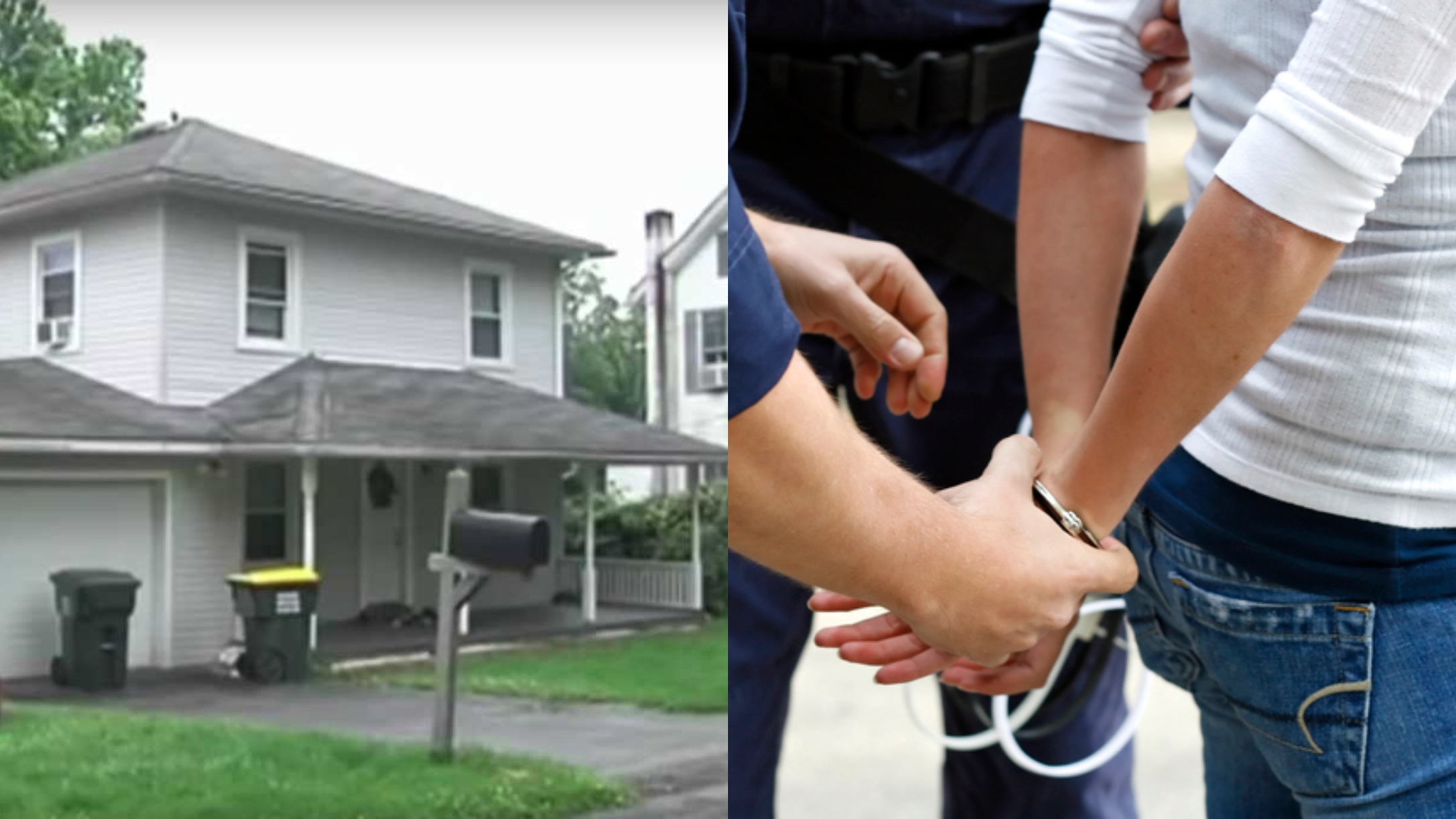 A photo of the home where Caraballo allegedly gave birth to and murdered her baby