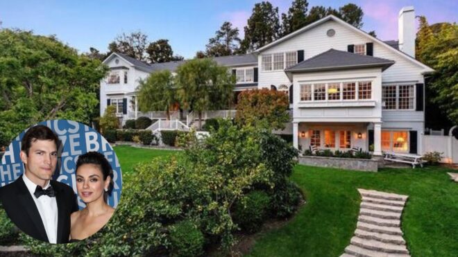 ashton kutcher mila kunis home