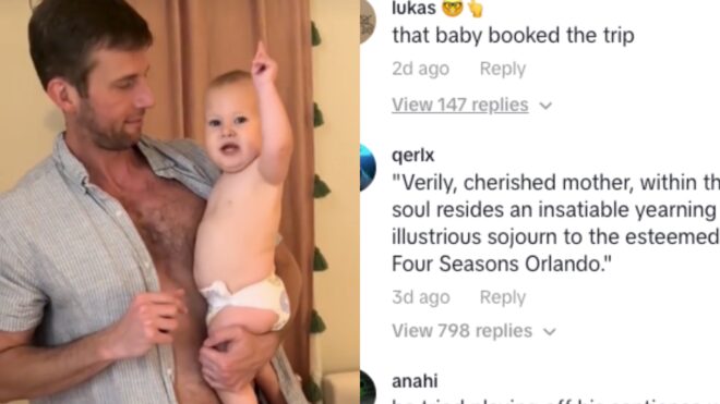 baby four seasons hotel orlando viral tiktok video