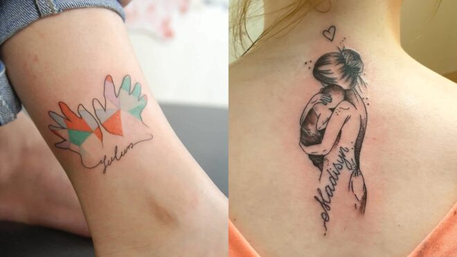 baby name tattoos ideas