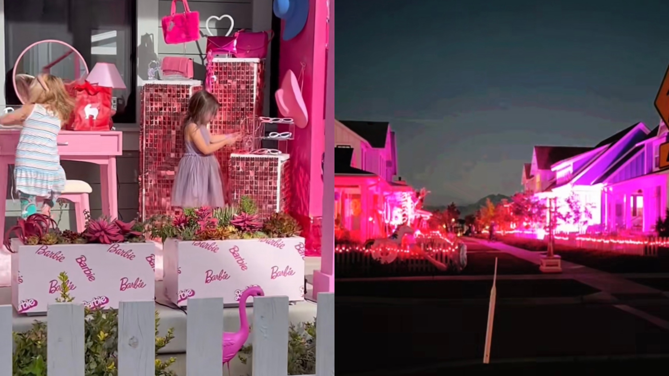 Barbie Halloween neighborhood