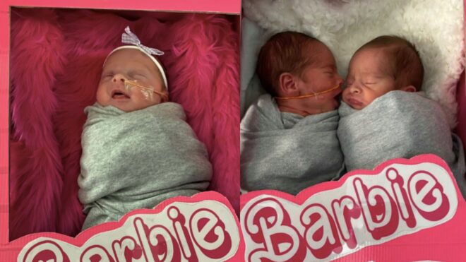 NICU Barbie photos