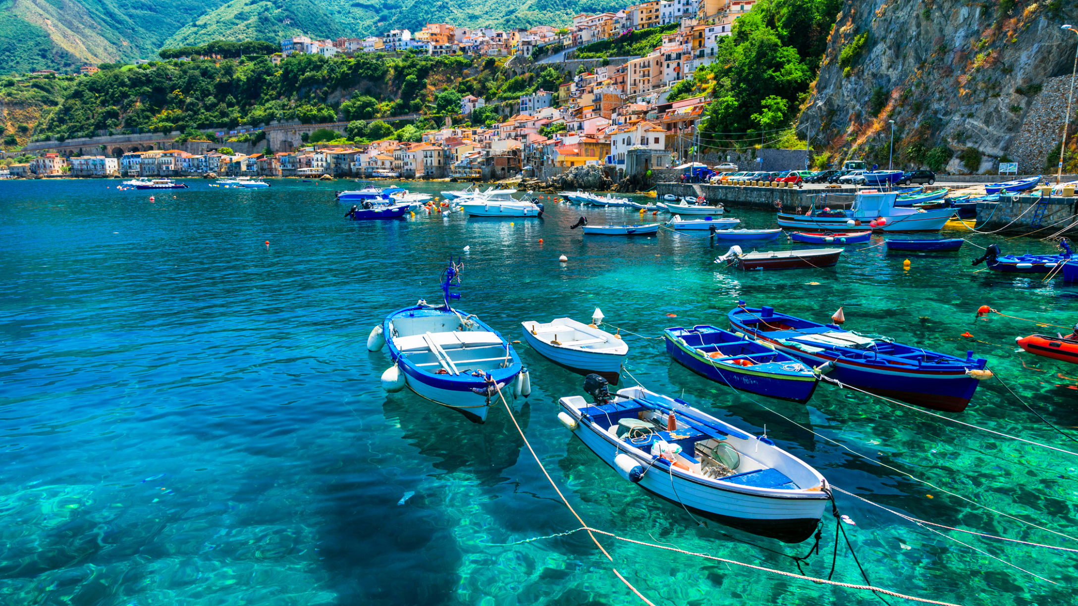 boats on Sicilian coast