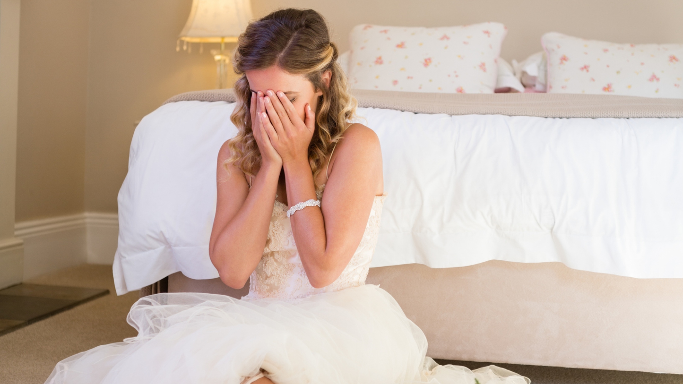 bride upset