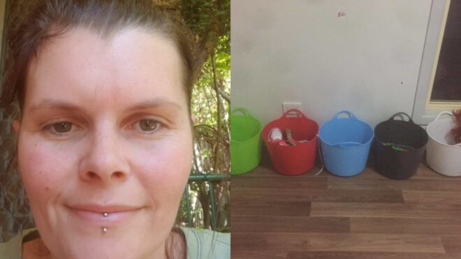 mom bucket cleaning hack