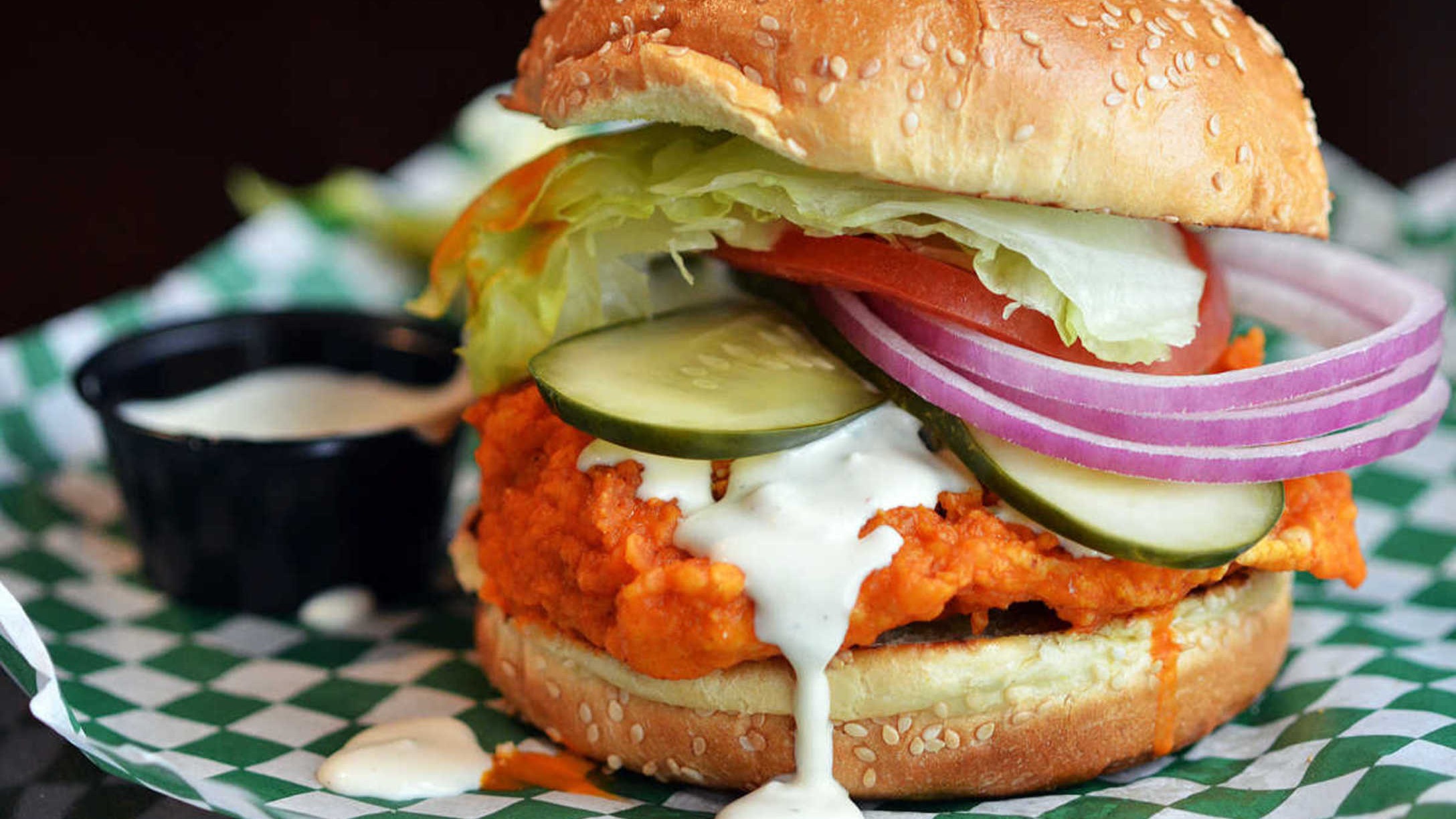buffalo chicken burger