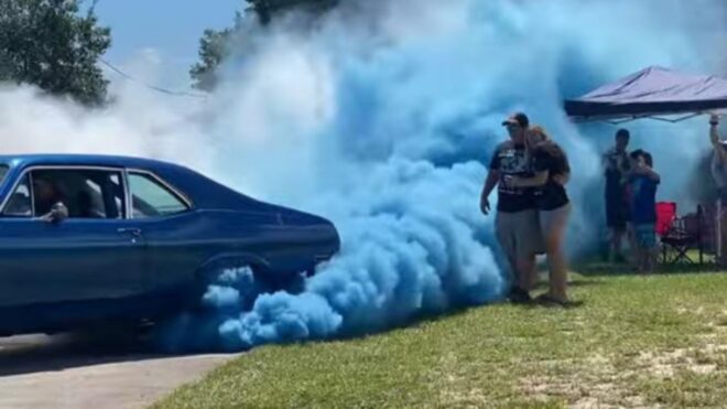 Blue Smoke gender reveal