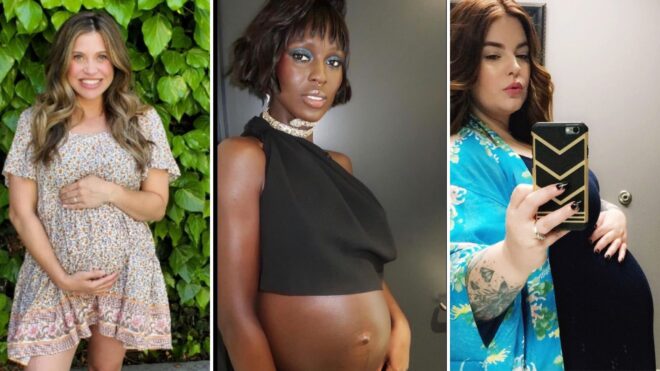 celeb maternity summer