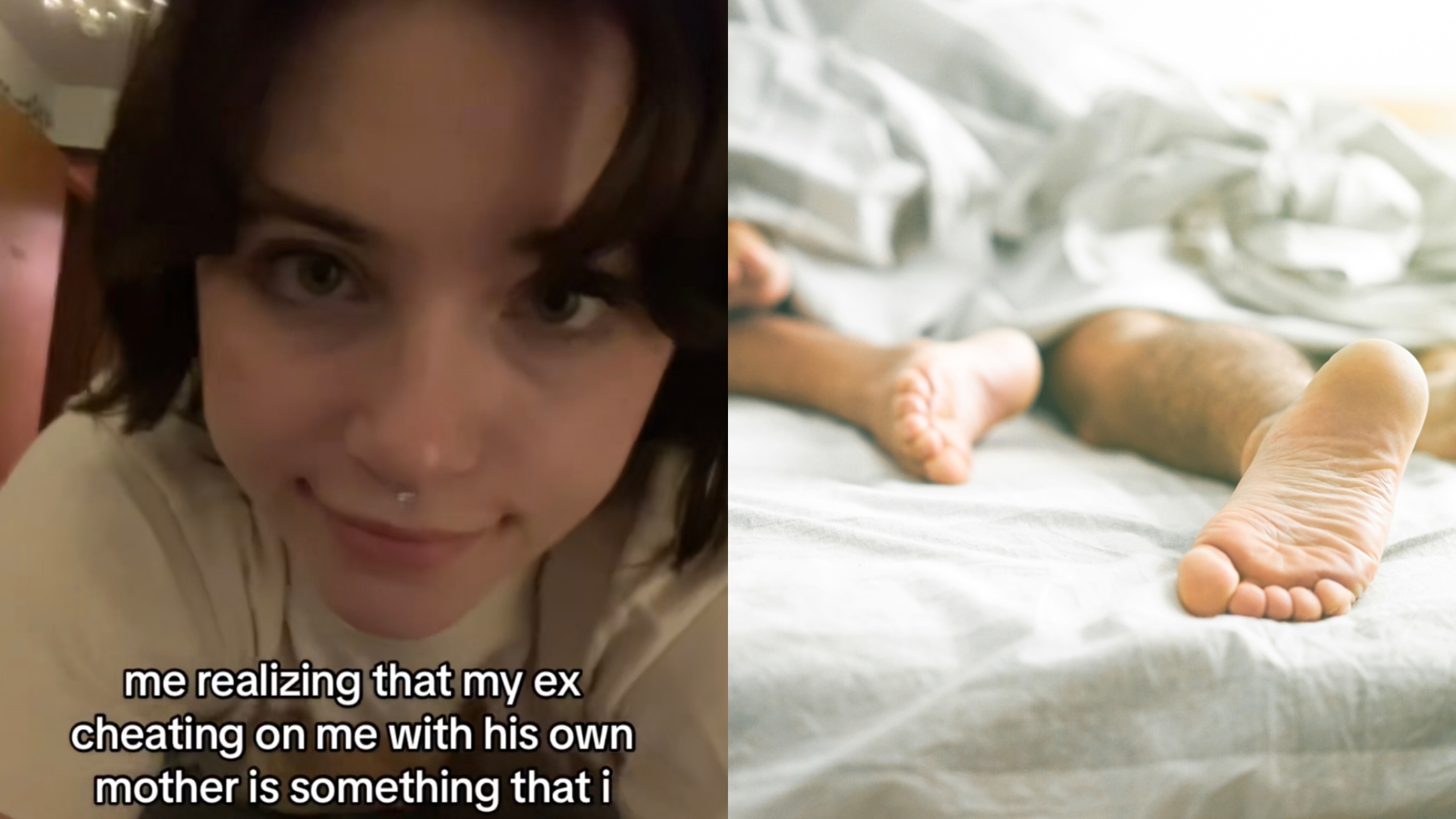 ex cheated with mom TikTok