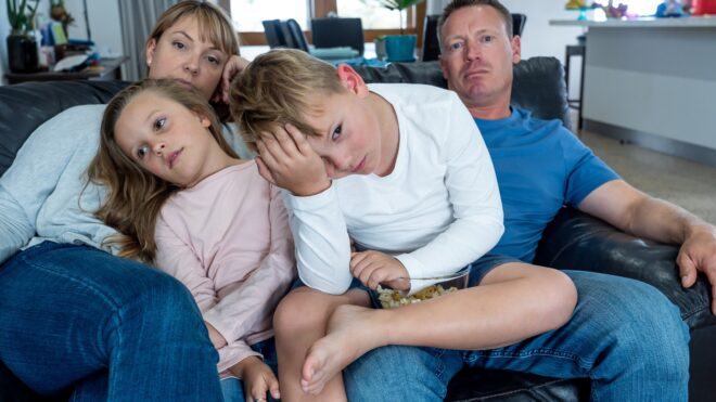 Bored family