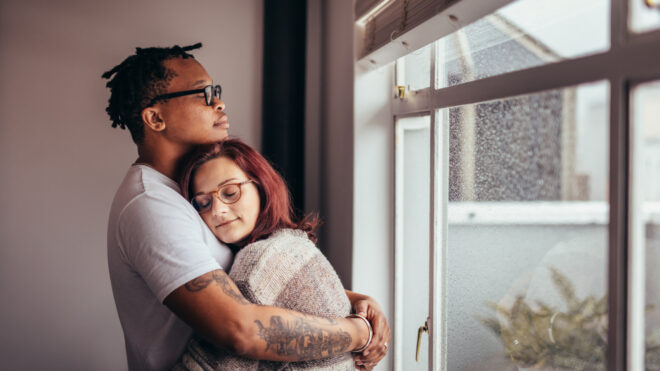 couple at home