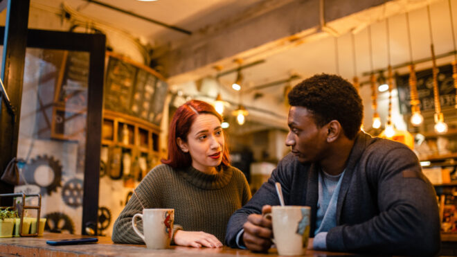 couple at coffee shop