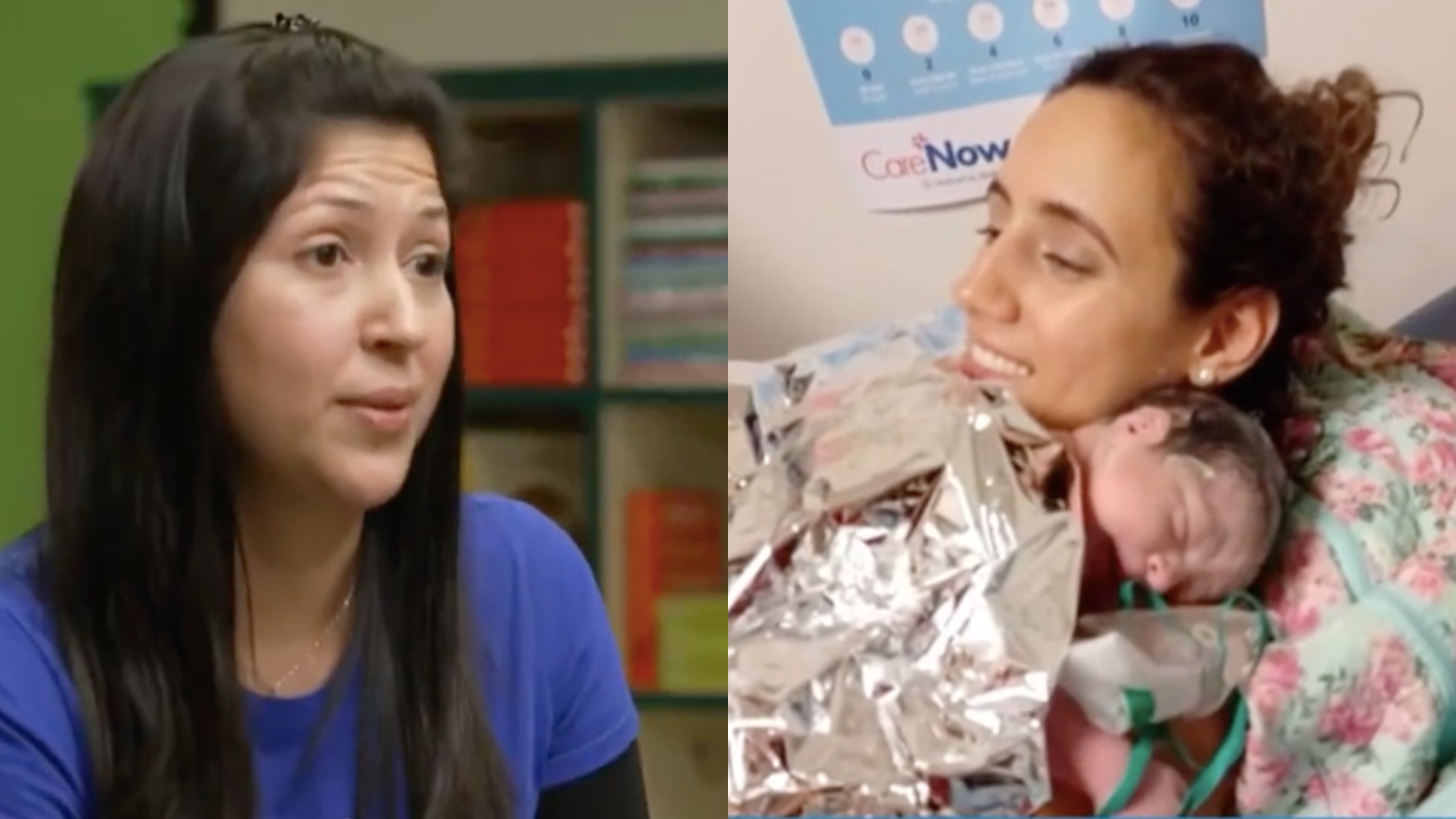 Baby delivered at school