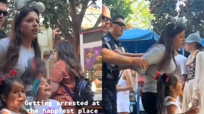 disneyland arrest