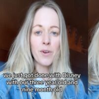 Disney tips mom