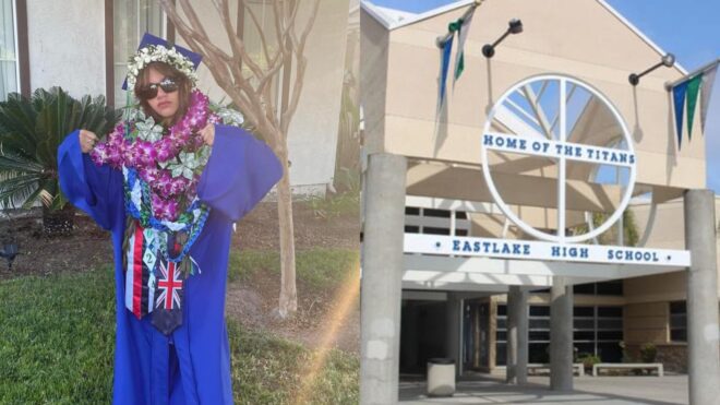 Sophia Benzon hawaiian lei high school graduation