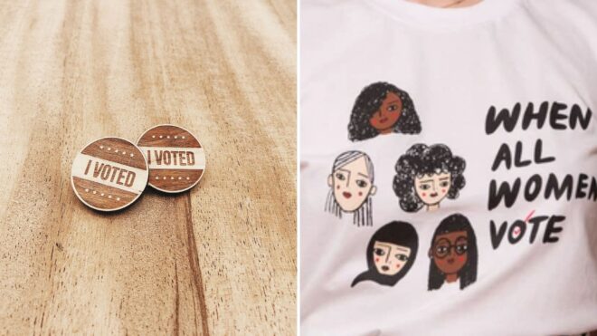 election accessories to encourage voting