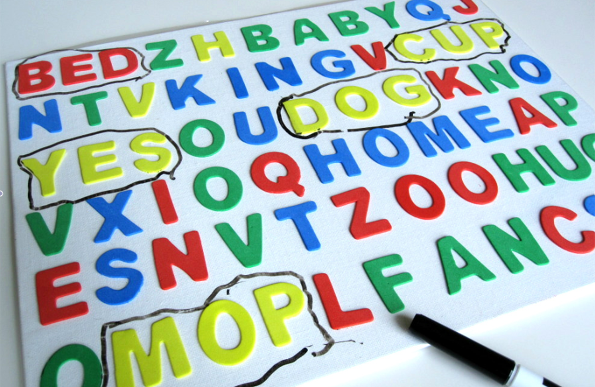 homemade word search