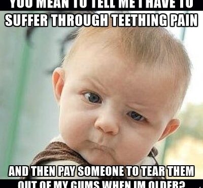 teething memes