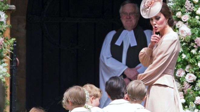 Kate Middleton at Pippa's wedding