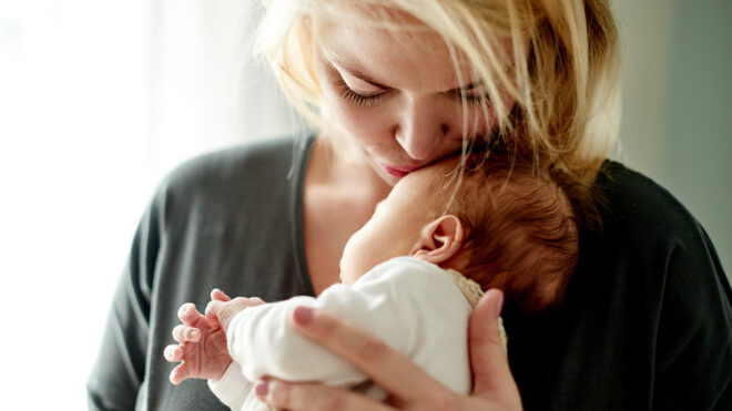 mom baby