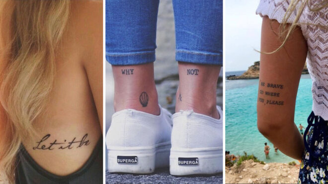 female tattoo quotes about strength